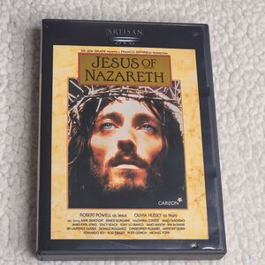 Jesus of Nazareth Lord and Savior Cross Crucifix DVDs Artisan 2000 2 Disc Set